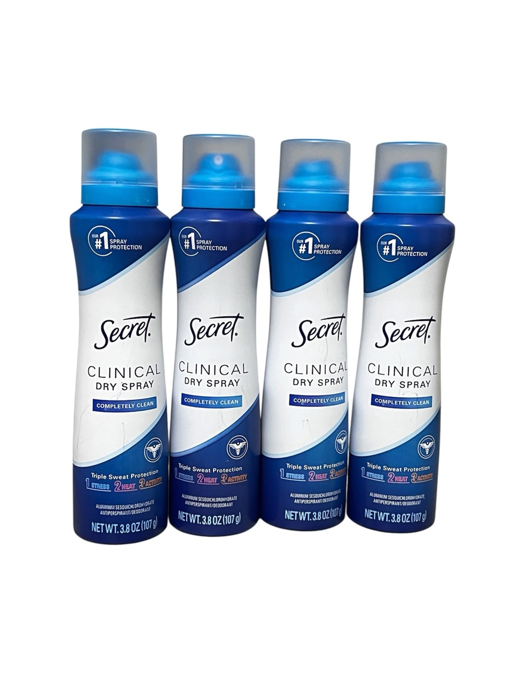 4 X secret clinical dry spray Deodorant/Antiperspirant spray